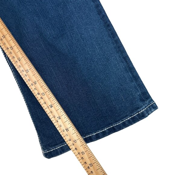 Rock & Roll Boot Cut Jeans Women's Western Cowgirl Low Rise Denim, 31/32 - Picture 12 of 16